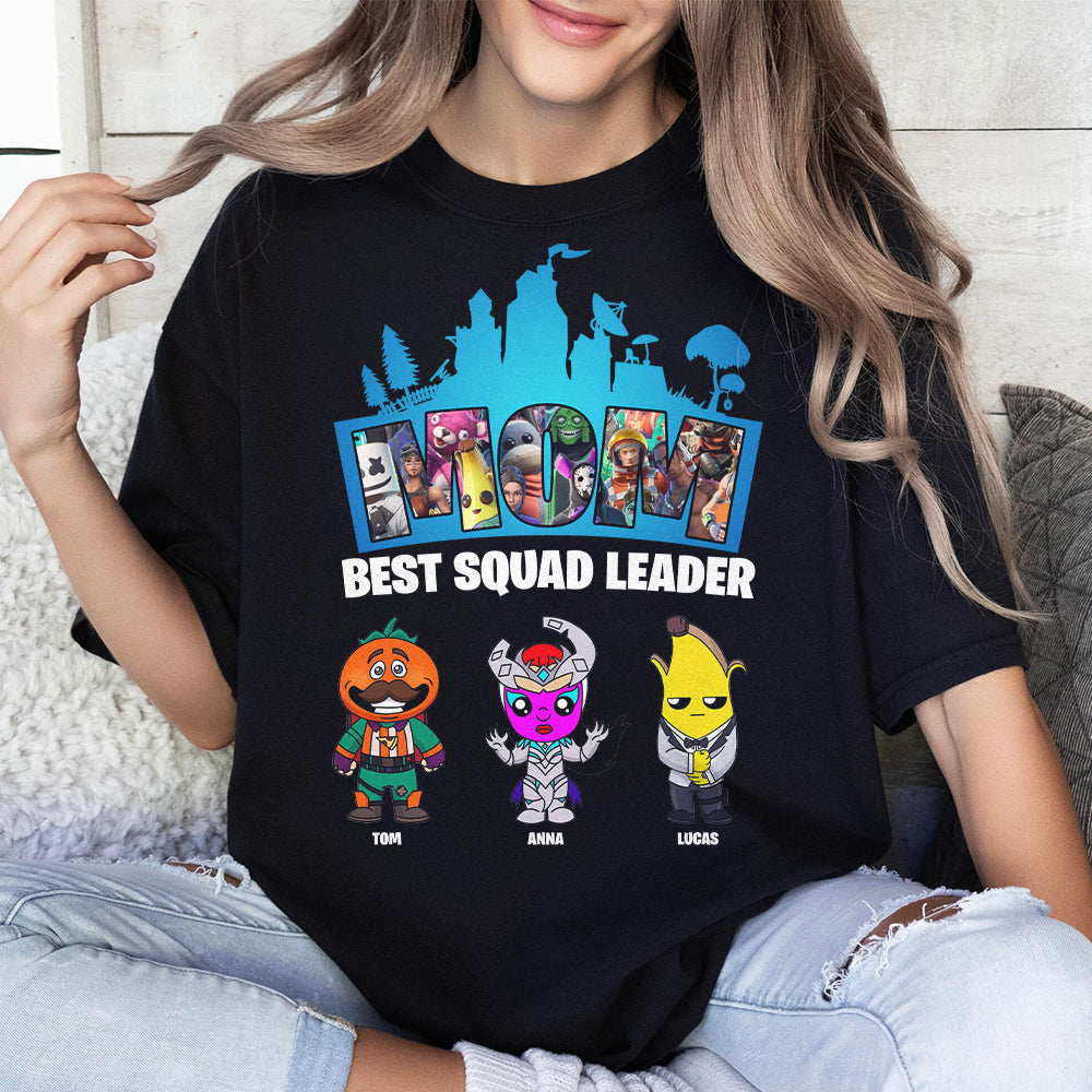 Personalized Gifts For Mom Shirt 03ohtn270225 Mom - Best Squad Leader-Homacus