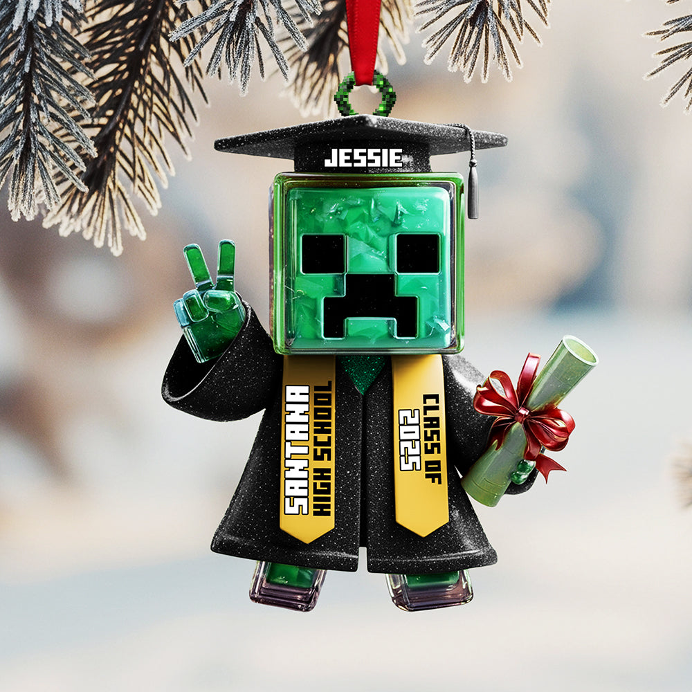 Graduation Ornament - Personalized Gift For Graduation Christmas Ornament 01TGTA221025-Homacus
