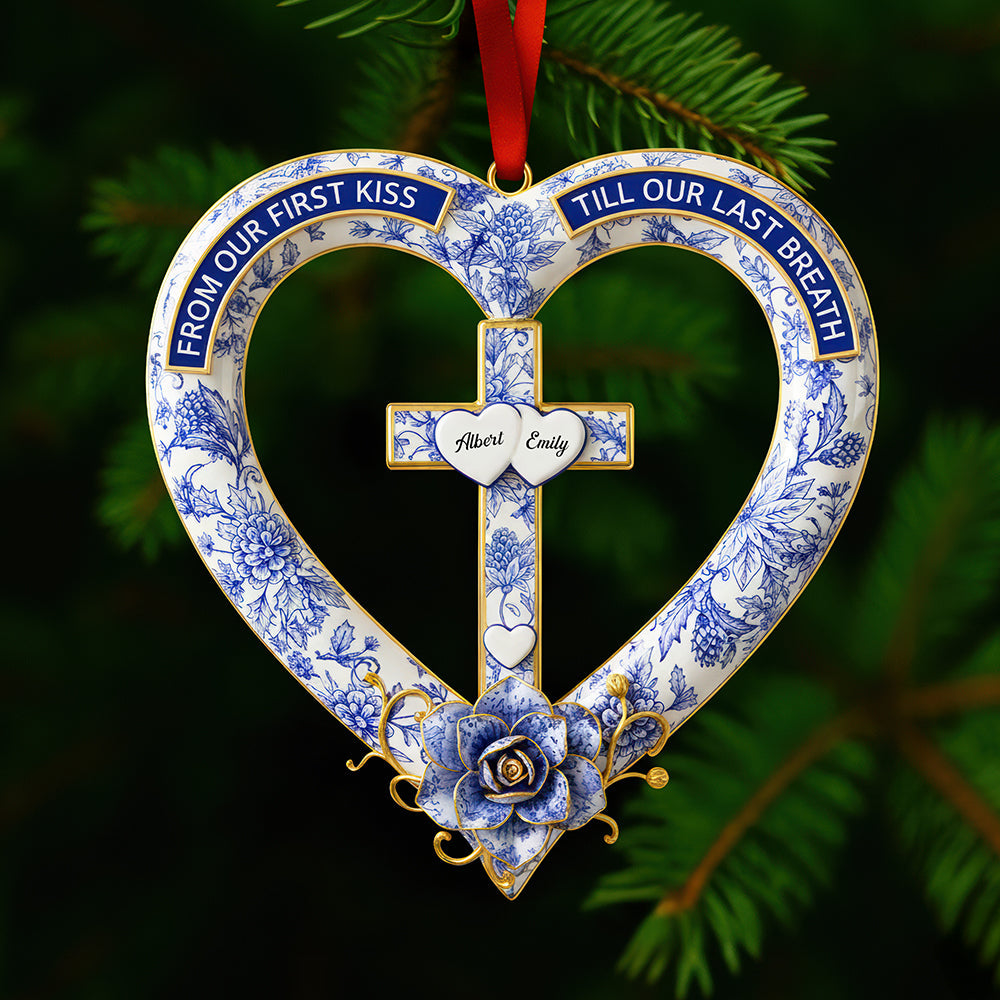 Christian Couple Christmas Ornament - Personalized Gifts For Couple 02toqn300925-Homacus