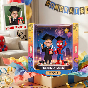 My Hero Graduation Acrylic Plaque - Custom Photo Gifts For Graduates 01NAMG100326-Homacus