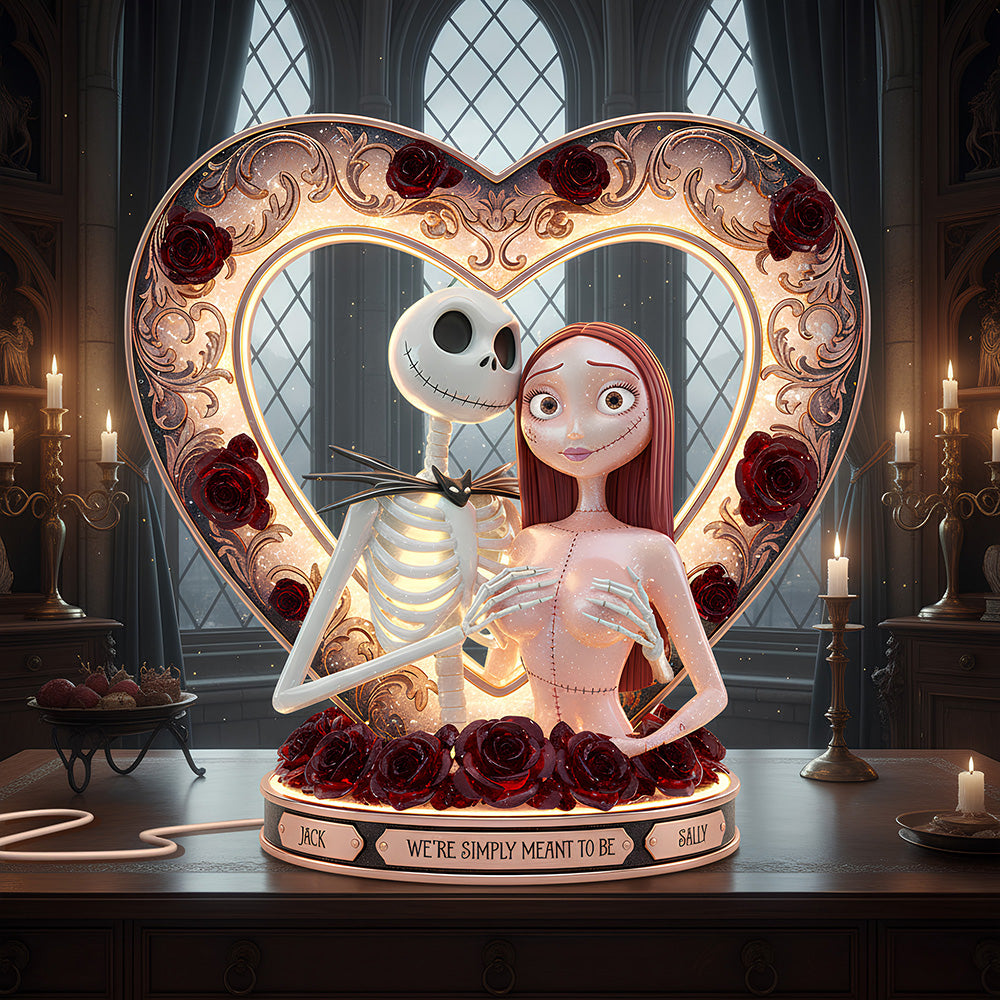 Naughty Spooky Couple Light Box - Personalized Gift For Couples 03OHDT021225-Homacus