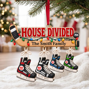 House United Christmas Ornament - Personalized Gifts For Skating Lovers Family 03hutn071026-Homacus