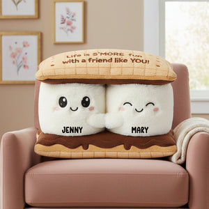 Marshmallow Besties Personalized Gifts For Friends Pillow 04natn201125-Homacus