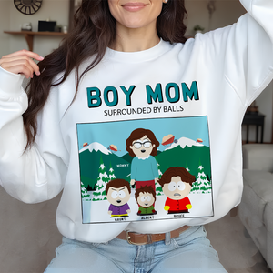 Mom Of Boys Shirt - Personalized Gifts For Mother 04QHLU030425HG-Homacus