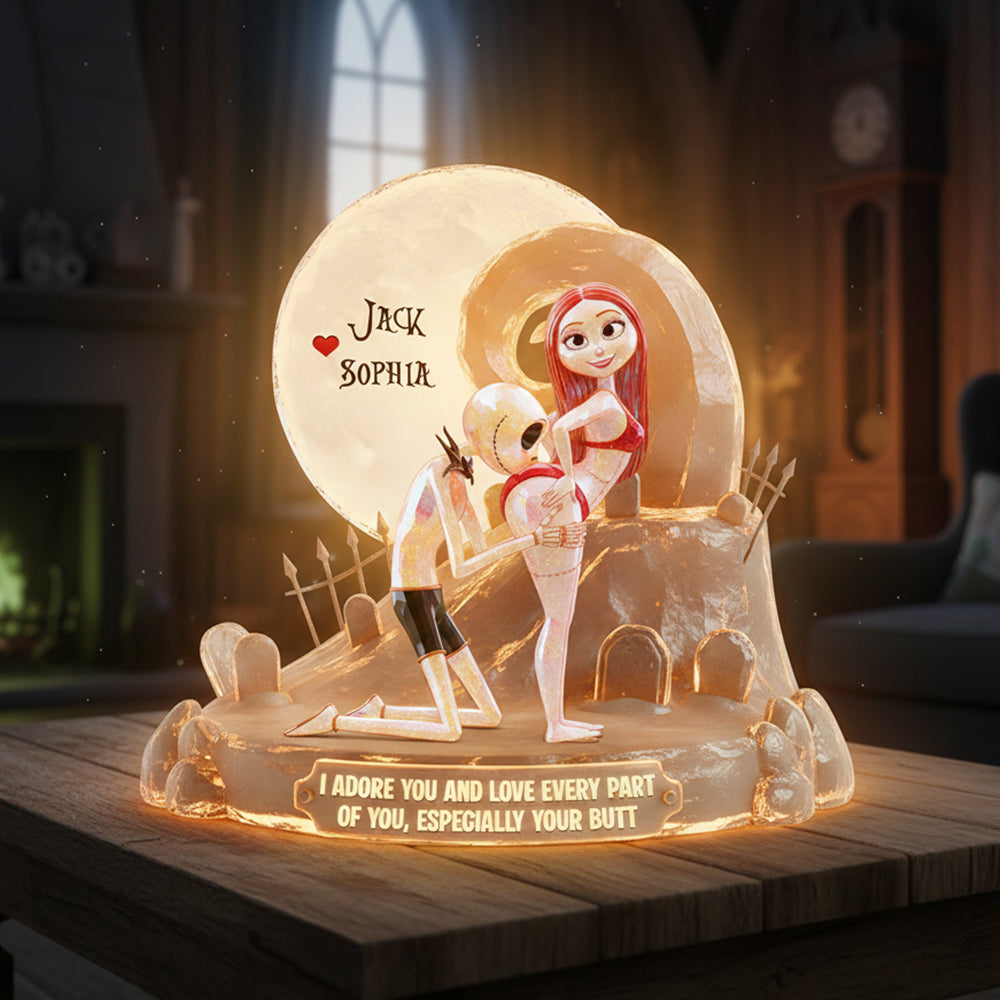 I Adore You And Love Every Part Of You Acrylic Light Box - Personalized Gifts For Couples 01ohtn031225-Homacus