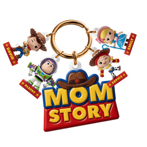 Lovely Characters Acrylic Tag Keychain - Personalized Gifts For Moms 021tyqn230426-Homacus