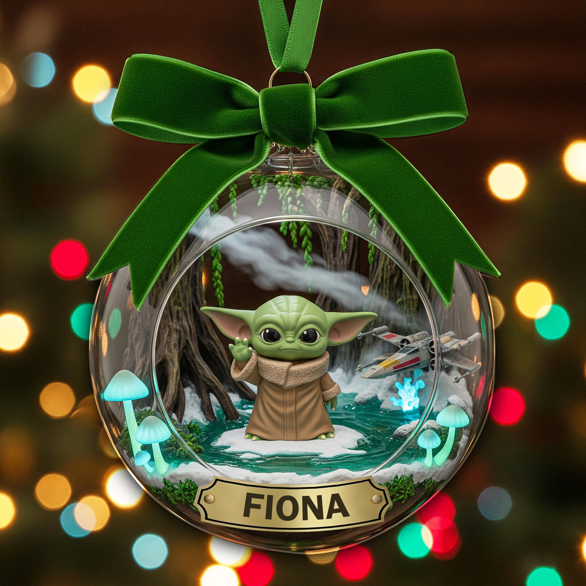 Fantasy Fans Christmas Ornament - Personalized Gifts For Cosmic Lovers 04hylu050925-Homacus