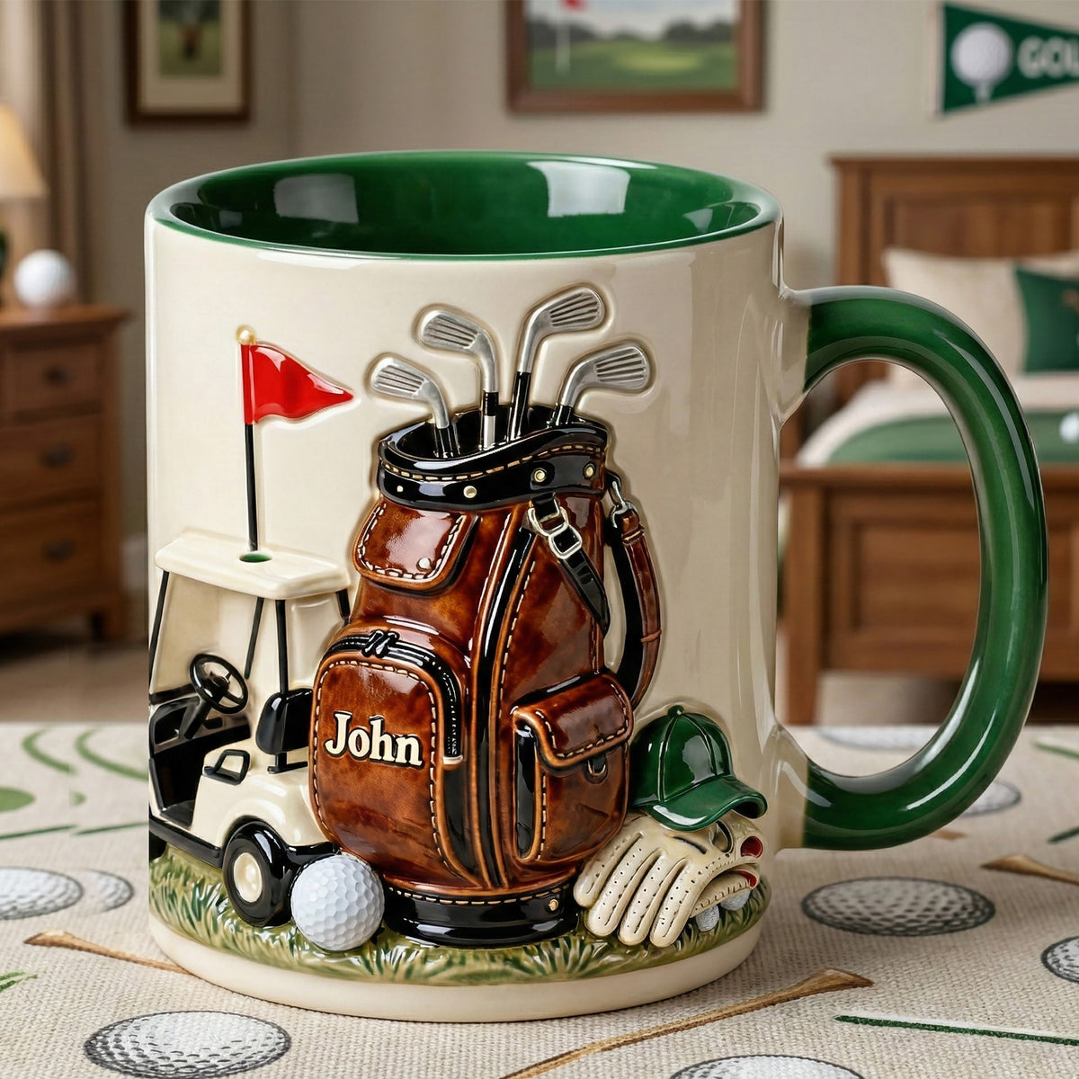 On The Course Golf Coffee Mug - Personalized Gift For Golfers 05HYMG050126-Homacus