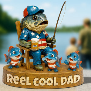 Fishing Dad Acrylic Plaque Personalized Gifts For Dad 01XQDT180425-Homacus