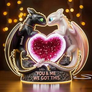 Heartflow Together Acrylic Light Box - Personalized Gift For Couples 05PGLU271125-Homacus