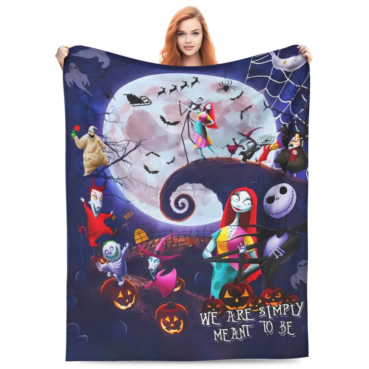 Eternal Love Under Moonlit Blanket - Halloween Gifts For Horror Couples 74laxx180725-Homacus