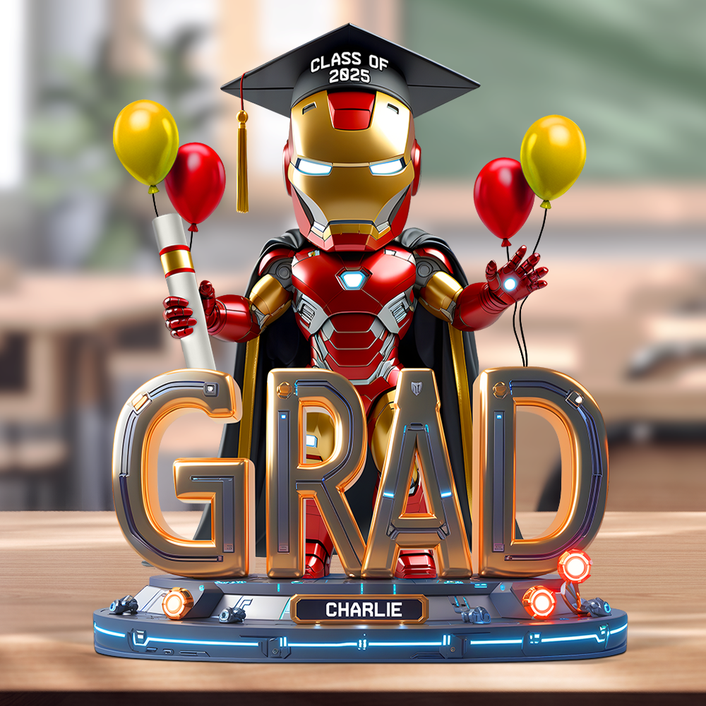 Iron Graduation Plaque - Personalized Gifts For Graduates 01napu150525-Homacus