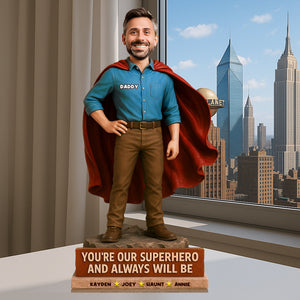 Hero Dad Acrylic Plaque - Personalized Custom Photo Gift For Dad 01NALU170525-Homacus