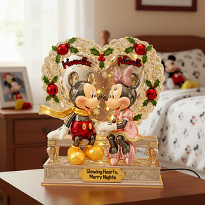 Personalized Christmas Gifts For Couple Custom Shape Acrylic Light Box 01pgmg301025-Homacus