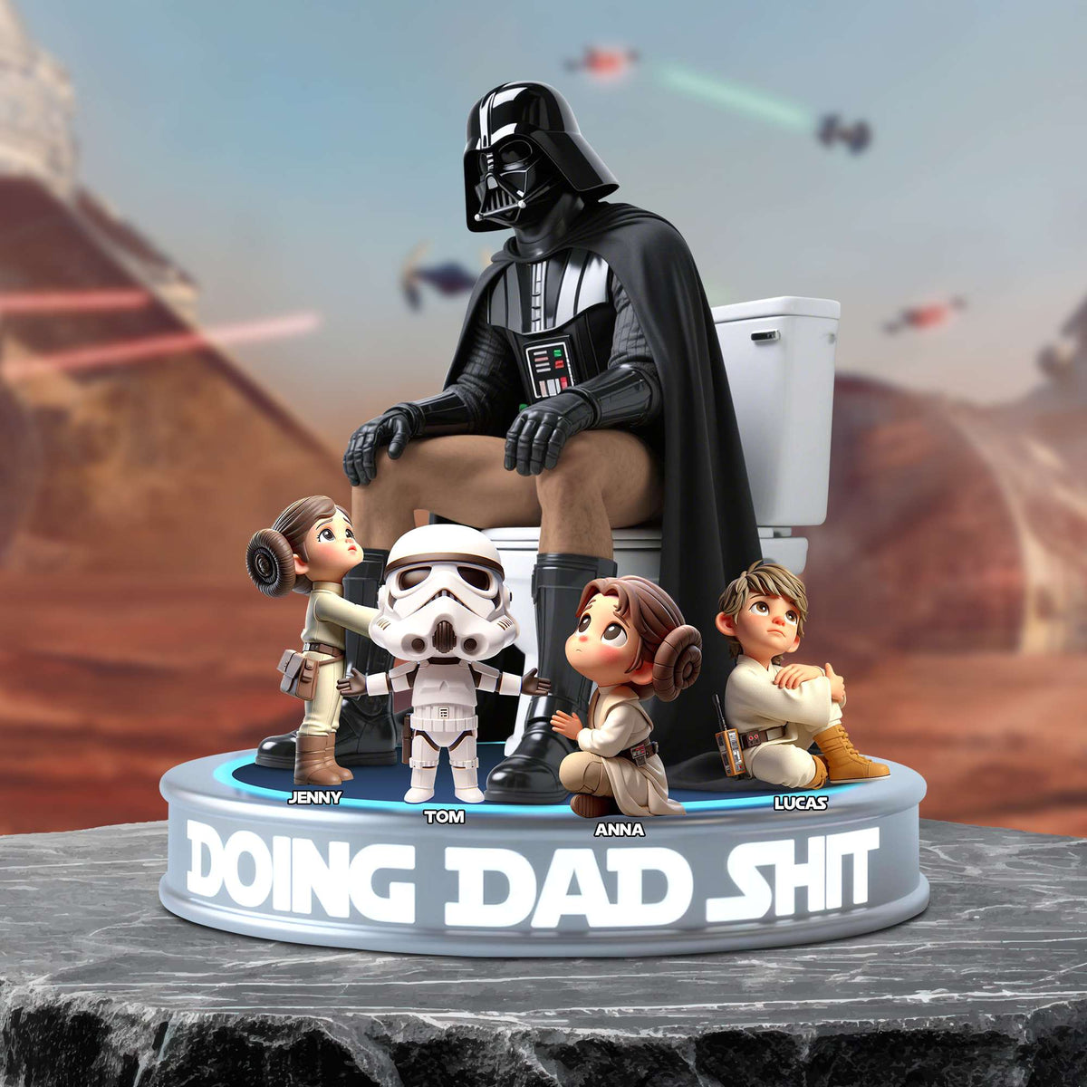 Funny Warrior Acrylic Plaque Personalized Gifts For Dad 01OHTN160525-Homacus