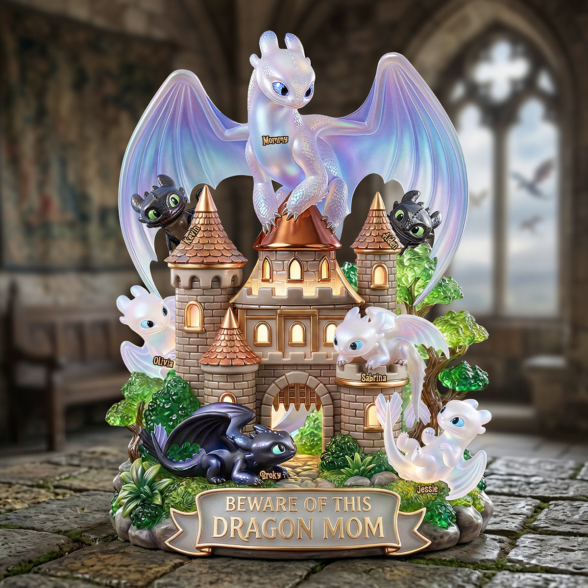 Fantasy Castle Acrylic Plaque - Personalized Gifts For Mother 02pata150426-Homacus