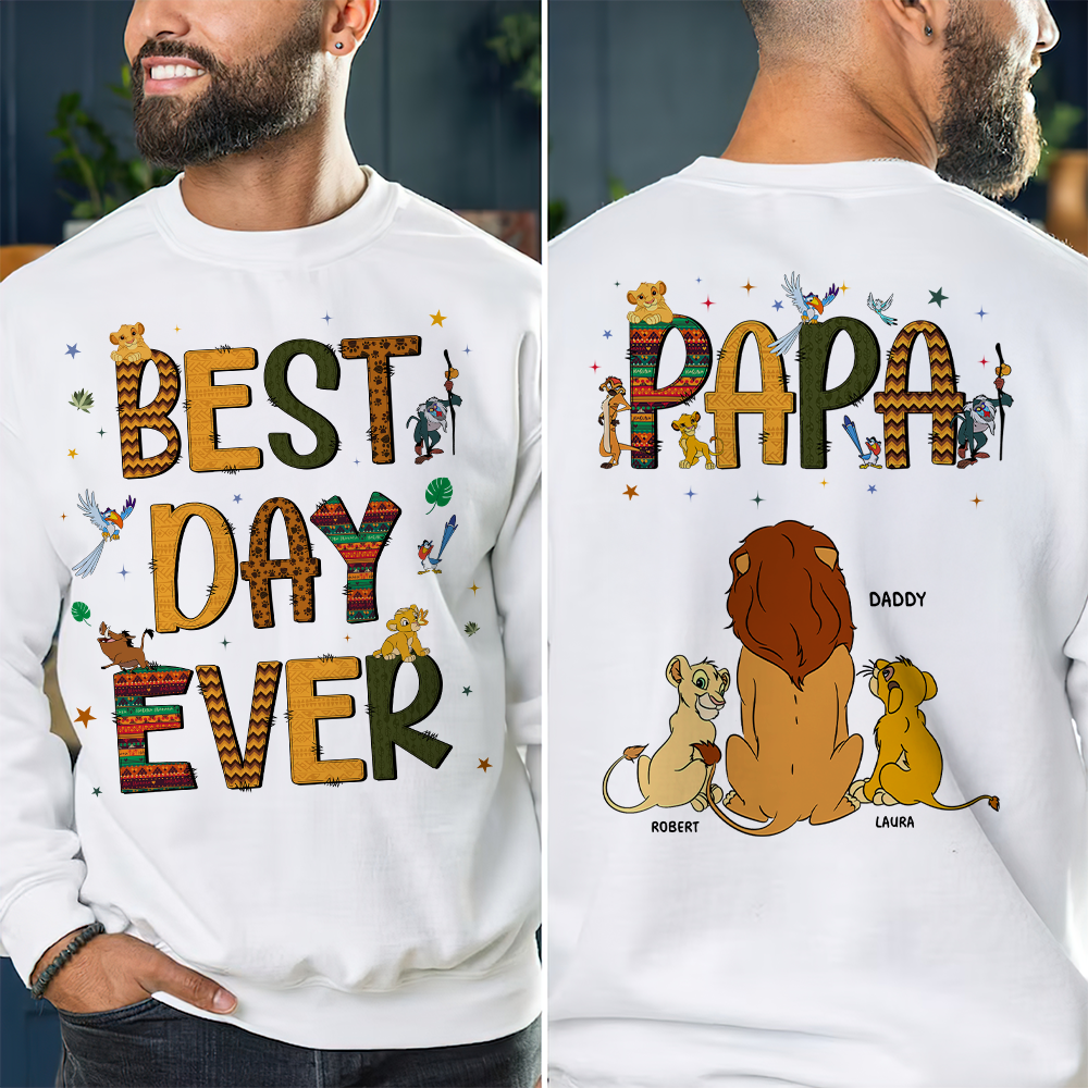Lion Dad Shirt - Personalized Gifts For Dad 05hupu030425-Homacus