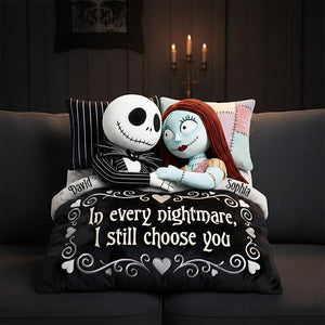Gothic Love Couple Pillow Personalized Gifts For Couple 01OHDT161225-Homacus