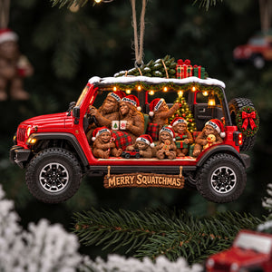 Sasquatching Family Off-road Ornament - Personalized Gifts For Bigfoot Lovers 01qhta241026-Homacus