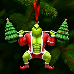 Muscle Mischief Acrylic Ornament - Personalized Gifts For Fitness Lovers 01OHLU251125-Homacus