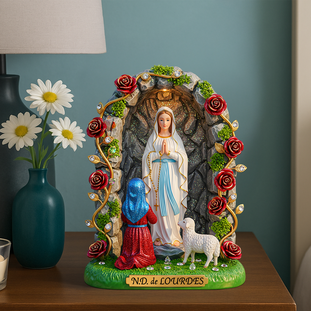 Virgin Mary Plaque - Personalized Gifts For Virgin Mary Lovers 02ohpu300625-Homacus