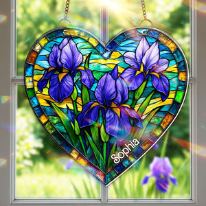Flower Garden Suncatcher Ornament Personalized Gifts for Flower Lovers 01HULU180725-Homacus