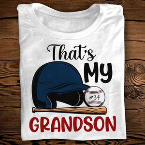 Personalized Gifts For Family Shirt That's My Grandson 02qhqn290323-Homacus