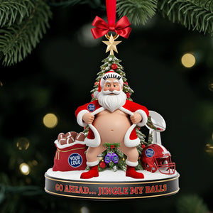 Game On Santa! Christmas Ornament Personalized Gifts For True Fans 03OHLU211025-Homacus