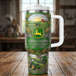 Farm Life Tractor 40oz Tumbler - Personalized Gifts For Farmers 02naqn140326-Homacus