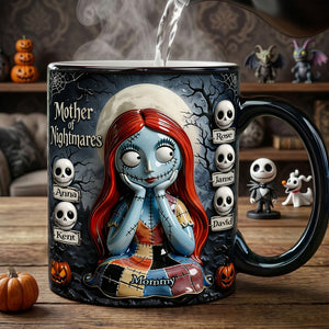 Spooky Mom And Kids Magic Ceramic Coffee Mug - Personalized Gifts For Mother's Day Magic Mug 01TOLU270326-Homacus