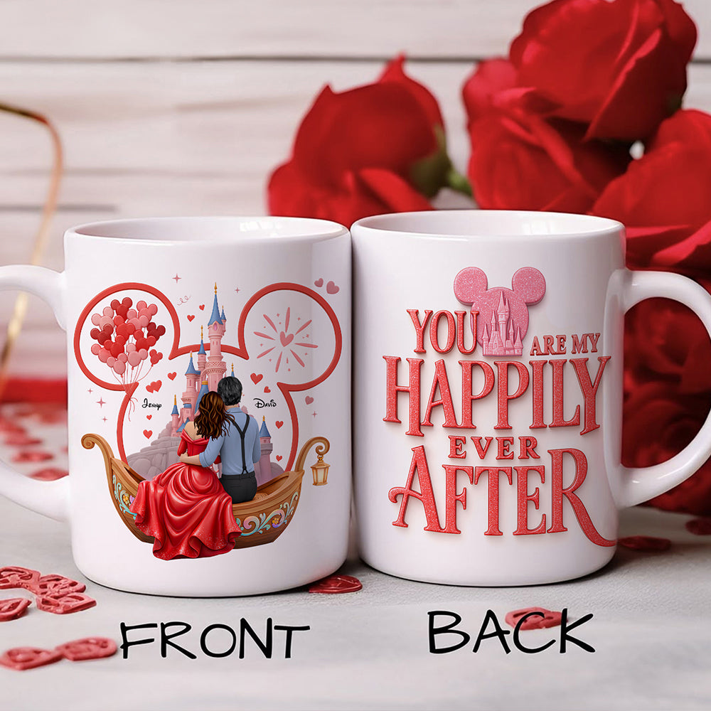 My Happily Ever After Coffee Mug - Personalized Gifts For Couple 04hutn131225-Homacus