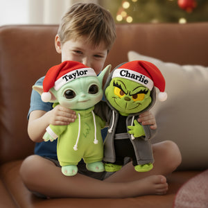 Cute & Cheeky Friends Holiday Pillow - Personalized Gifts For Friends 01HULU141125-Homacus