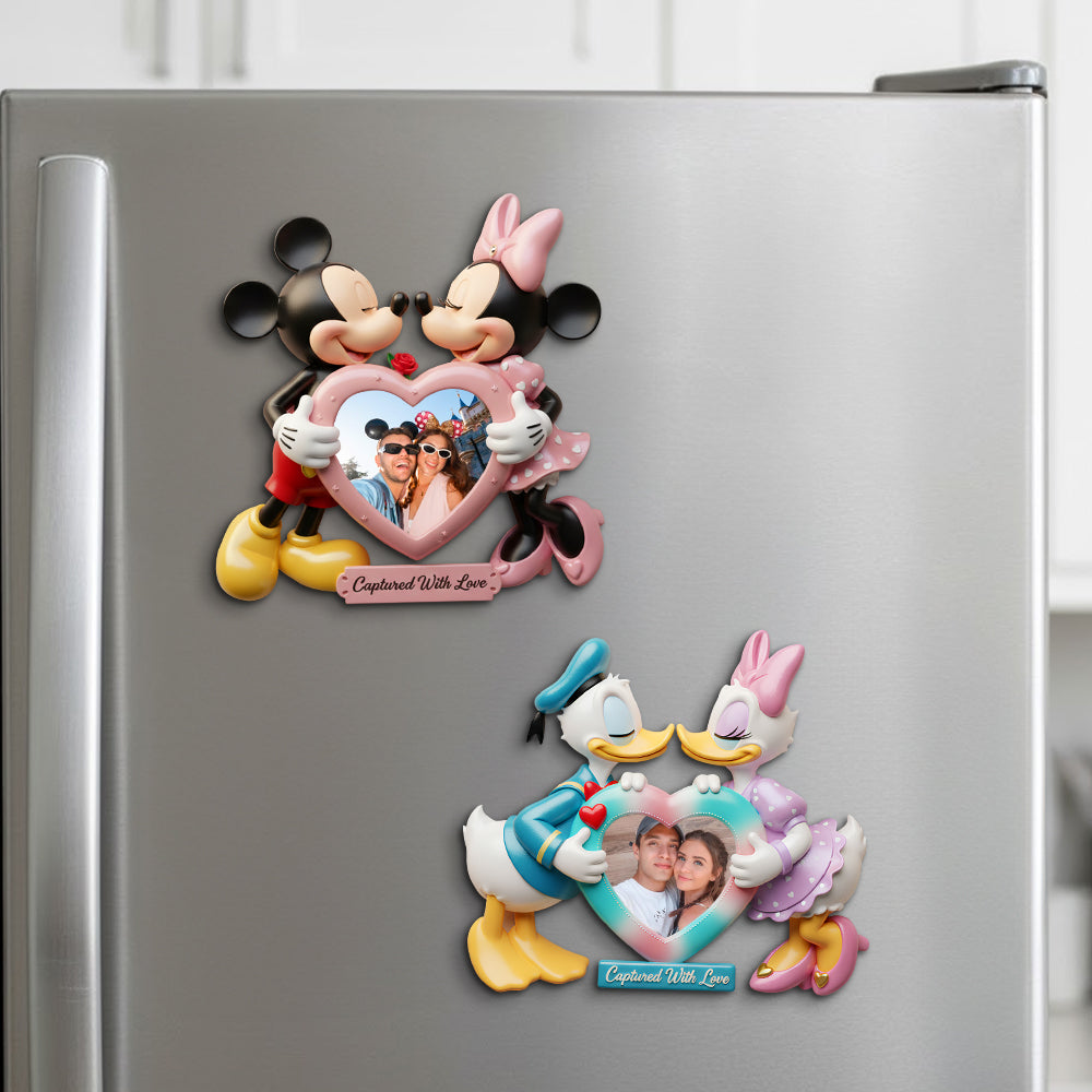 Romantic Kissing Couple Fridge Magnet - Personalized Custom Photo Gifts For Couples 02PGTN211125-Homacus