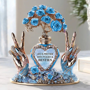 Nail Polish Acrylic Plaque Personalized Gifts For Besties 04TGDT310525-Homacus