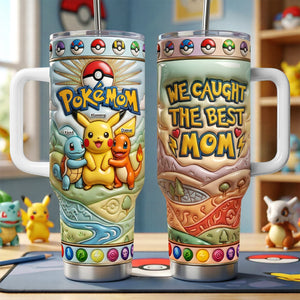 Lovely Magical Mom 40oz Tumbler With Handle - Personalized Gifts For Moms 02QHQN030426-Homacus