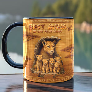 Lion Mom Coffee Mug- Personalized Gifts For Mother 02xqqn050425-Homacus