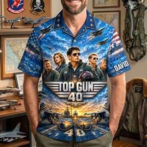 Legendary Pilots 40th Anniversary Hawaiian Shirt - Personalized Gifts 02natn100626-Homacus