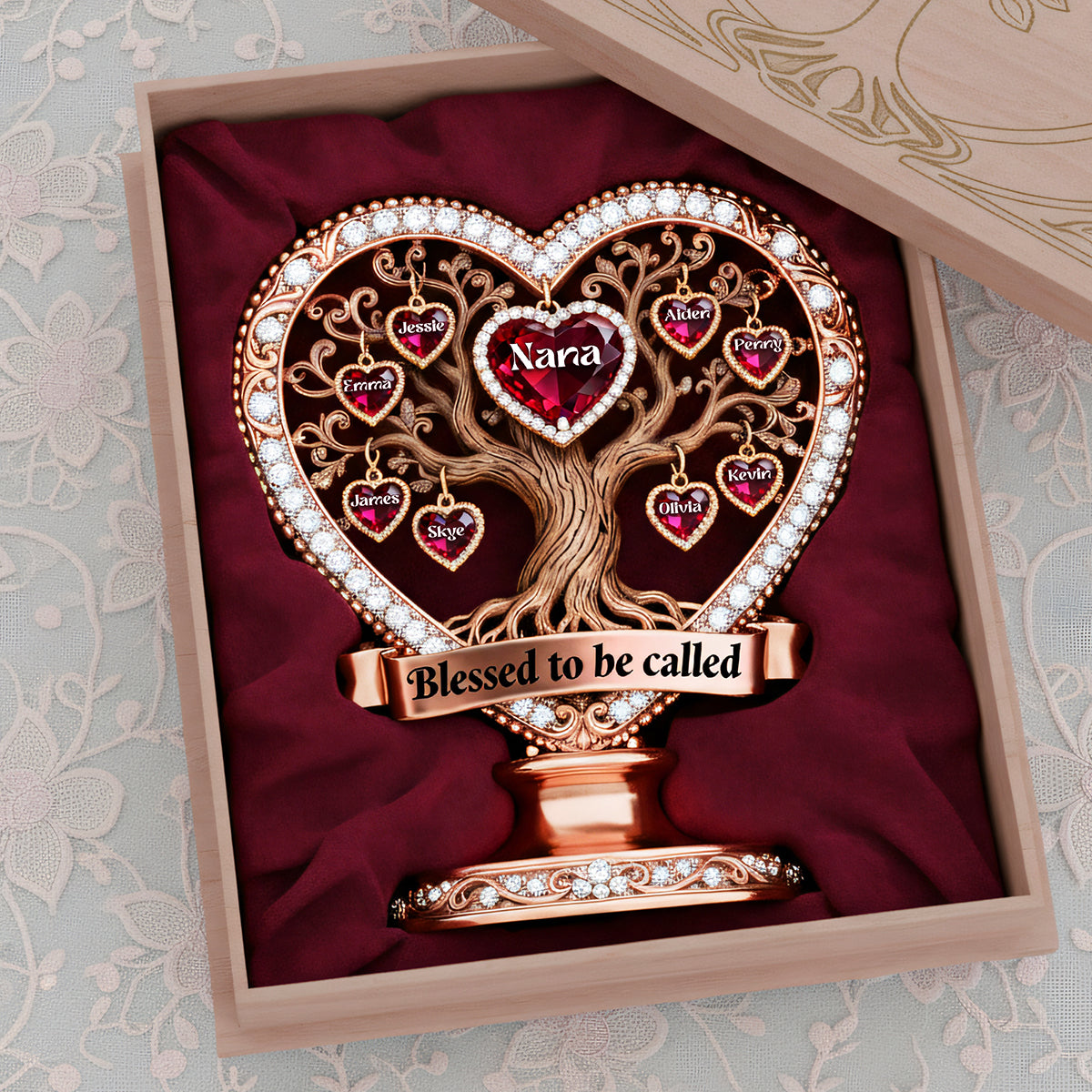 Grandma's Tree Acrylic Plaque - Personalized Gifts For Grandma 02kita26026-Homacus