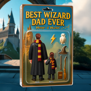 Wizard Dad Plaque - Personalized Gifts For Dad 01hupu010525-Homacus