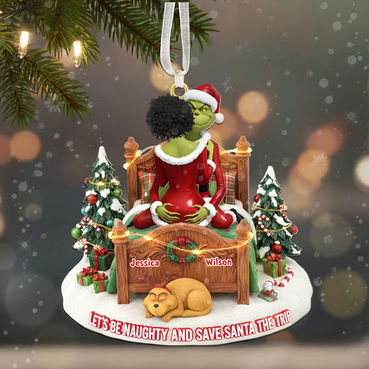 Personalized Gifts For Couple Christmas Ornament 02tomg031025-Homacus