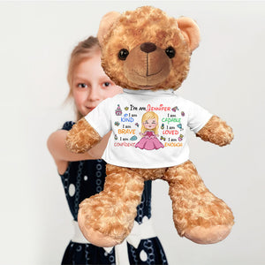Personalized Gifts For Princess Kids Bear With Shirt 05naqn130225-Homacus