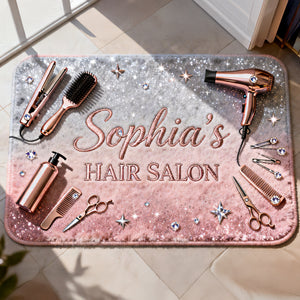 Hair Salon Doormat - Personalized Gifts For Hairstylist Doormat 05NAQN280226-Homacus