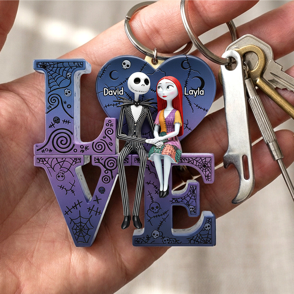 Couple Love Keychain - Personalized Gifts For Couple 07hymg251125-Homacus