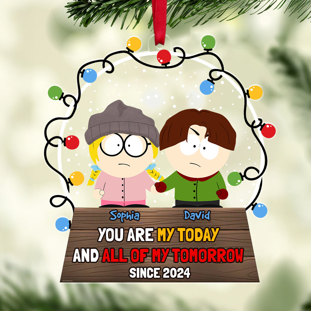 Personalized Gifts For Couple Christmas Ornament 03TODT211124HG-Homacus