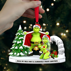 Cheeky Green Couple Ornament - Personalized Gifts For Couples 02OHLU101125-Homacus