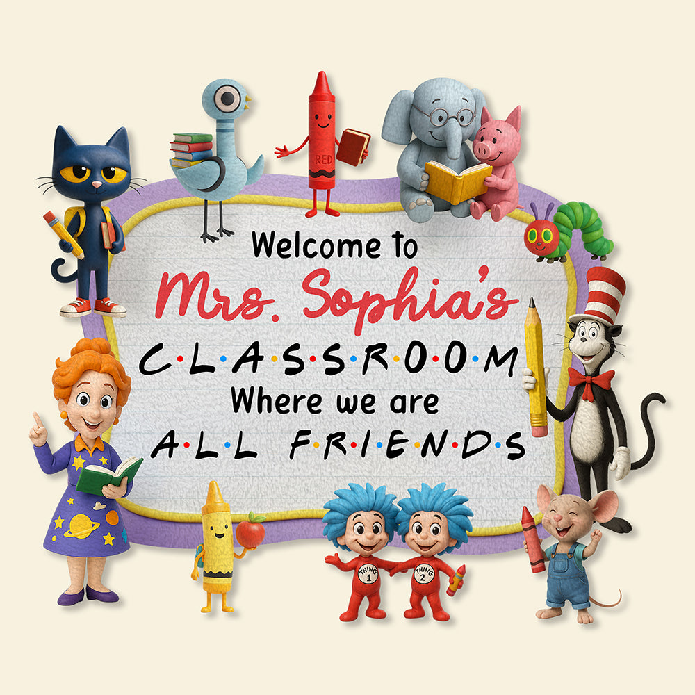 Welcome Classroom Doormat - Personalized Gifts For Teacher 02naqn250725-Homacus