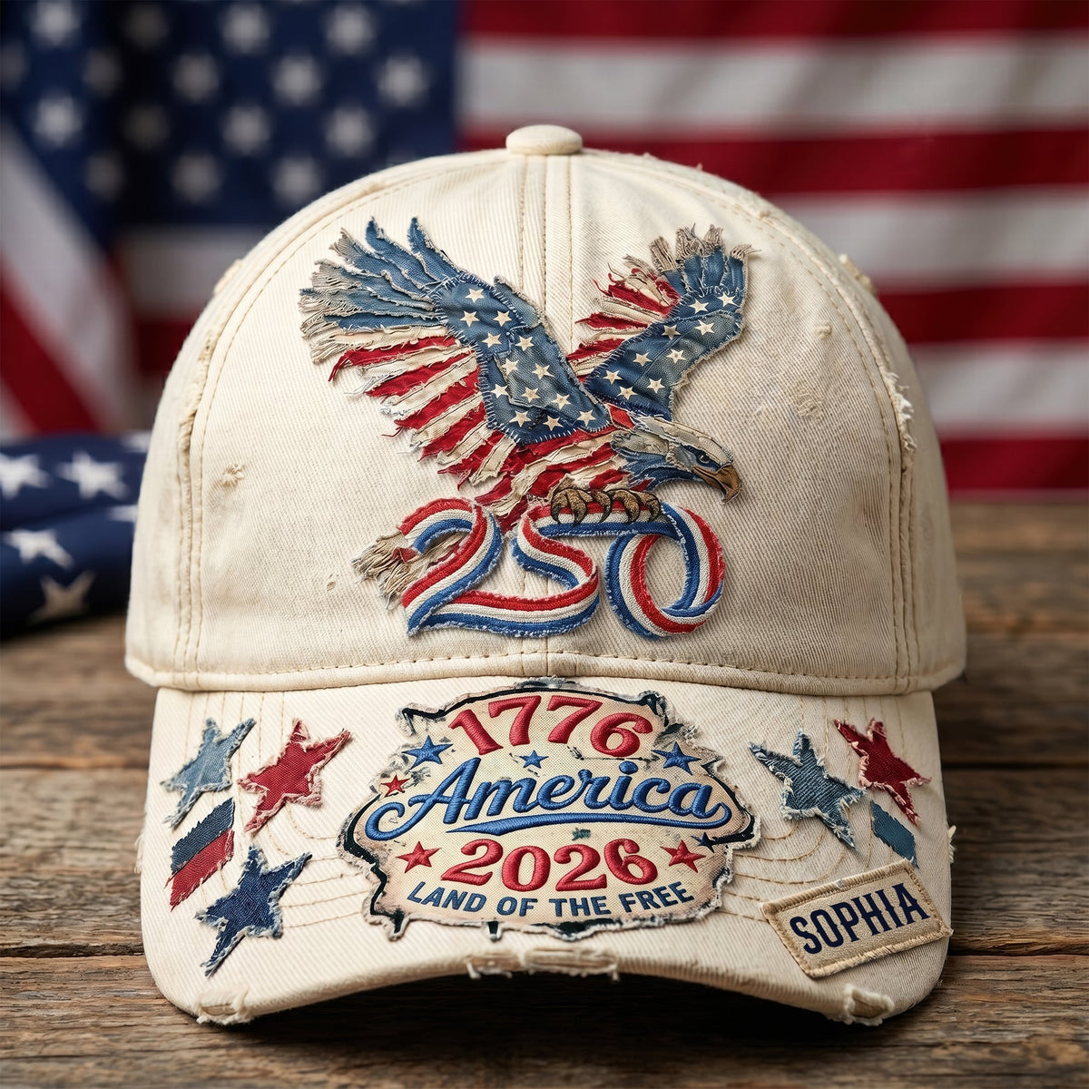 Vintage American Eagle Proud Classic Cap - Personalized Gifts For Patriots 02QHQN030626-Homacus