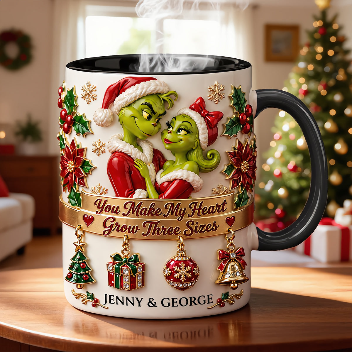 Love Story Coffee Mug - Personalized Gifts For Couple 01PATN191026-Homacus