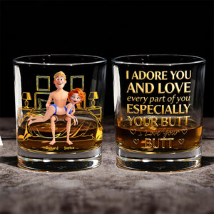 Naughty Couple Round Glass - Personalized Gifts For Couple 02ohqn161225-Homacus