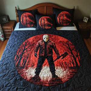 Creepy Villains Quilt Bedding Set Special Line - Halloween Gifts For Horror Movie Fans 02TGLU210825-Homacus